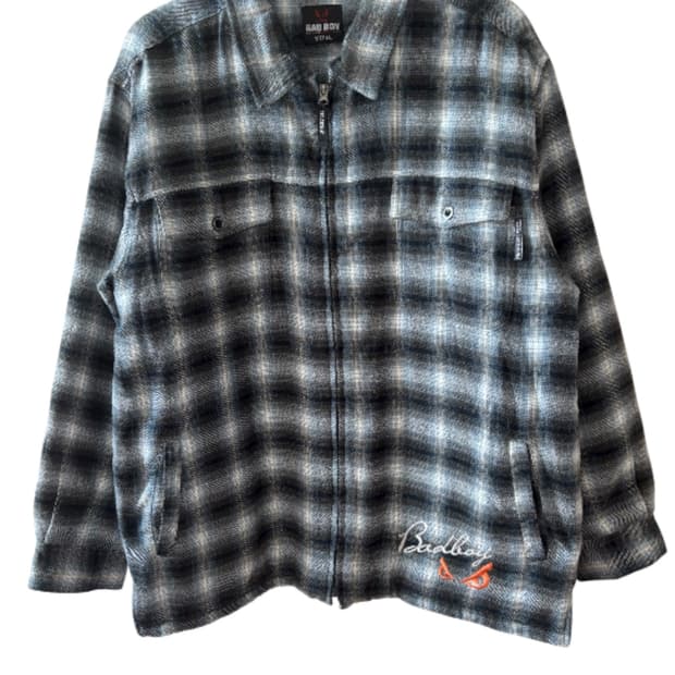 Bad Boy 체크 셔츠 자켓 L-XL