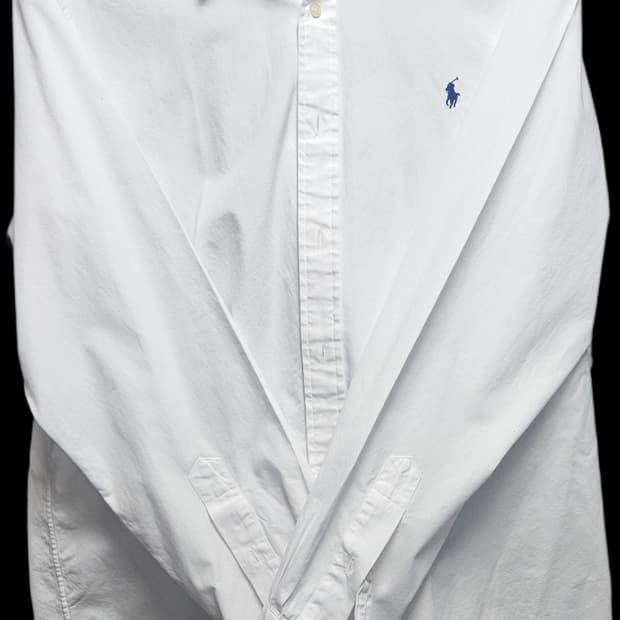 폴로 클래식핏 브러시드 포플린 셔츠(XL)