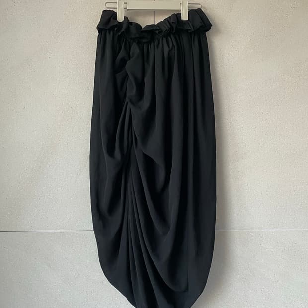 꼼데가르송 셔링 스커트