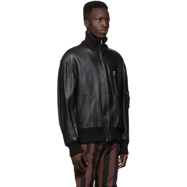 [M]032c 레더 자켓