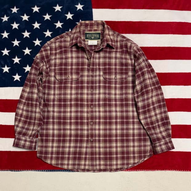 Field&stream flannel shirt필드앤스트림 헤비플란넬셔츠