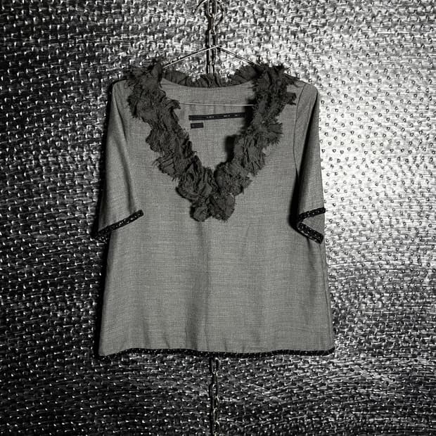 Cop.copine 프릴 블라우스