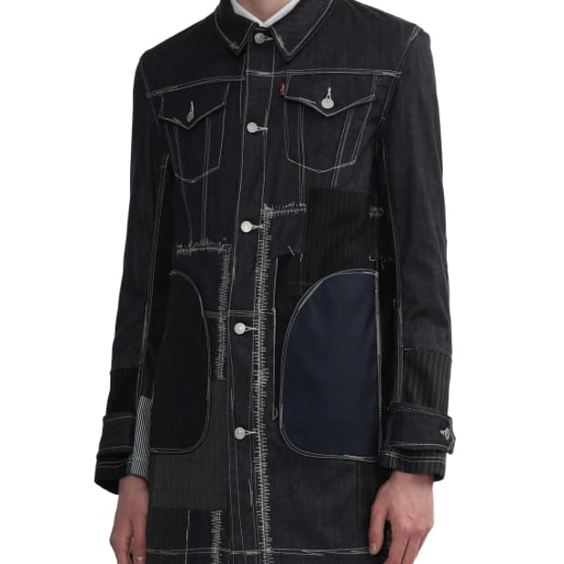 새상품 준야와타나베X리바이스 패치워크 자켓 XS