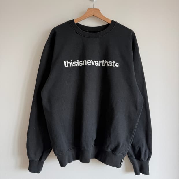 디스이즈네버댓(thisisneverthat) 스웻 맨투맨