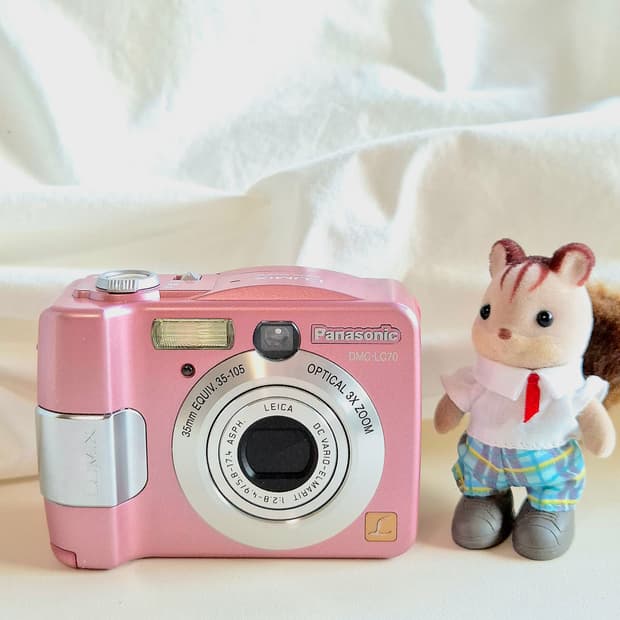 🍓핑크 똑딱이디카 ✨ 파나소닉 LC70 미품