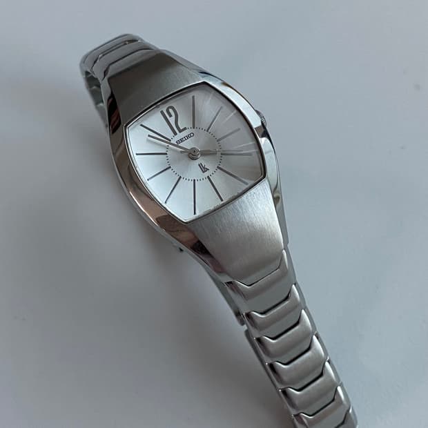 Seiko 세이코 쉘 실버 화이트