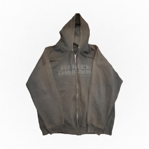 할리데이비슨 로고 후드집업 XL