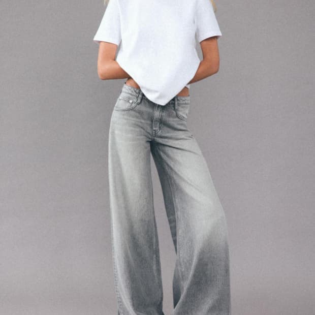 (구매) 자라 와이드 로우라이즈 진 구매합니다 !