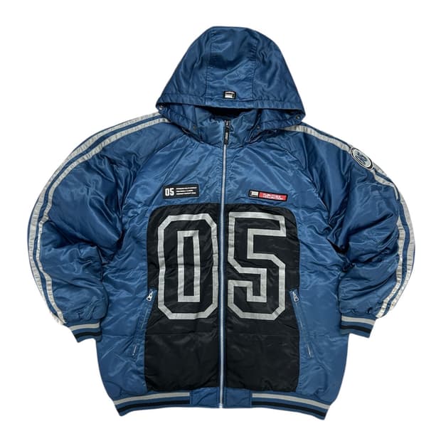 FUBU 후부 올드스쿨 레이싱 패딩(2XL)