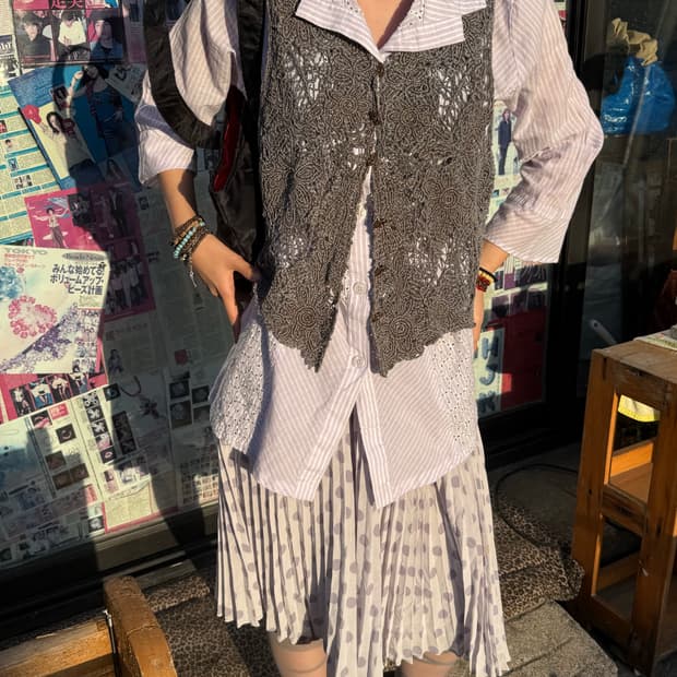 라일락 모리걸 코디세트