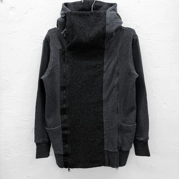 gomme 하이넥 후드집업 자켓