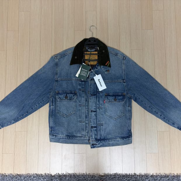 리바이스x바버 타입2 트러커 자켓 / S / 새상품