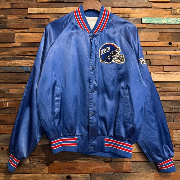 90s usa made NFL satin stadium jacket