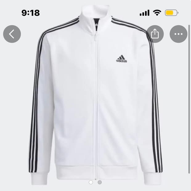 아디다스 져지 화이트 s구해여