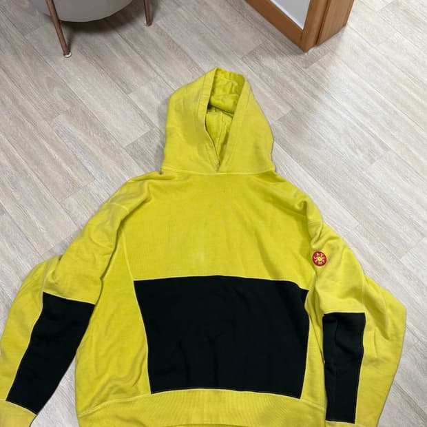 카브엠트 오버다이 후드 옐로우 L cav empt