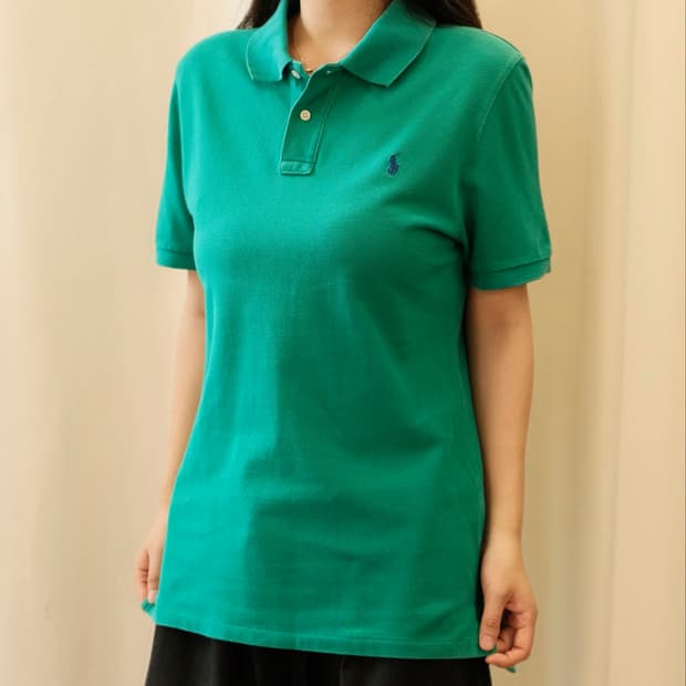 폴로 포니 pk 카라티 반팔 청록