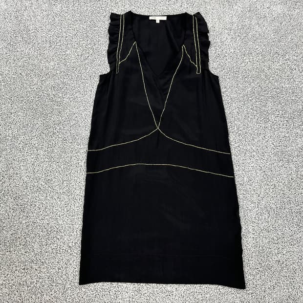 마쥬 실크 민소매 원피스