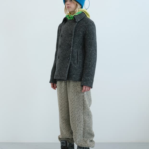 엔조블루스 도티 부클 조거 팬츠 (Oatmeal)