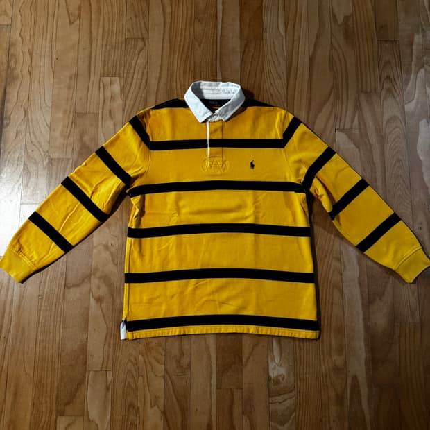 폴로 랄프로렌 럭비 셔츠 커스텀핏 L