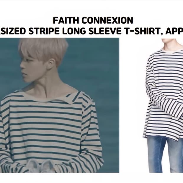 OAMC 스트라이프 긴팔 쭉티 티셔츠