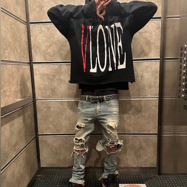 Vlone X 2pac 후드티