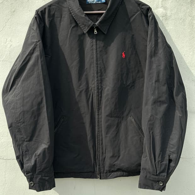 [2XL] 00s 폴로 랄프로렌 블랙 스윙탑 자켓 (두산)