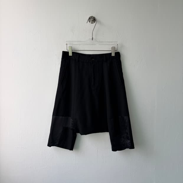 블랙 꼼데가르송 큐프라 사루엘 팬츠