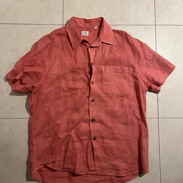CP컴퍼니 린넨 다이드 셔츠 MADE IN ITALY
