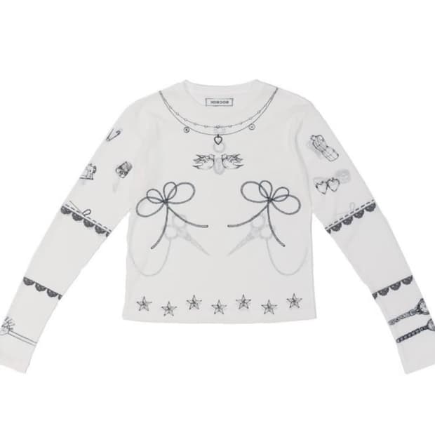 복복 져지탑 화이트