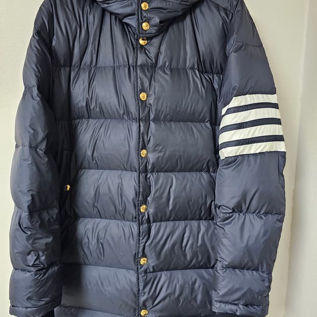 톰브라운 23fw 4바 사선완장 후드 다운필드 롱패딩(4/정품)