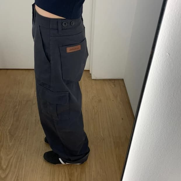 썸웨어버터 카고팬츠 (Jeep Wide Cargo Pants-차콜)