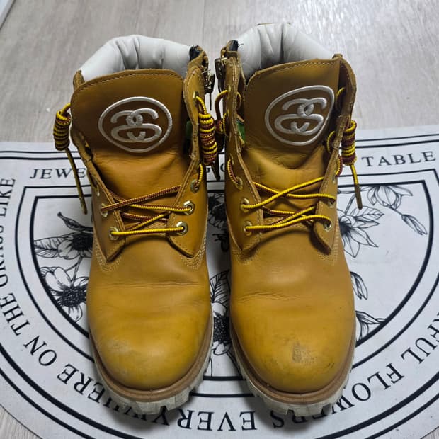 [265]팀버랜드 6인치 워터프루프 스투시 콜라보 부츠