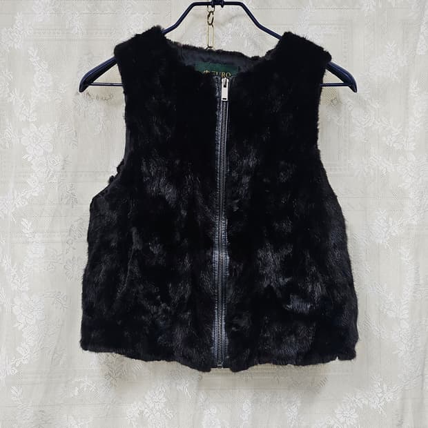 유로 밍크 조끼 베스트 