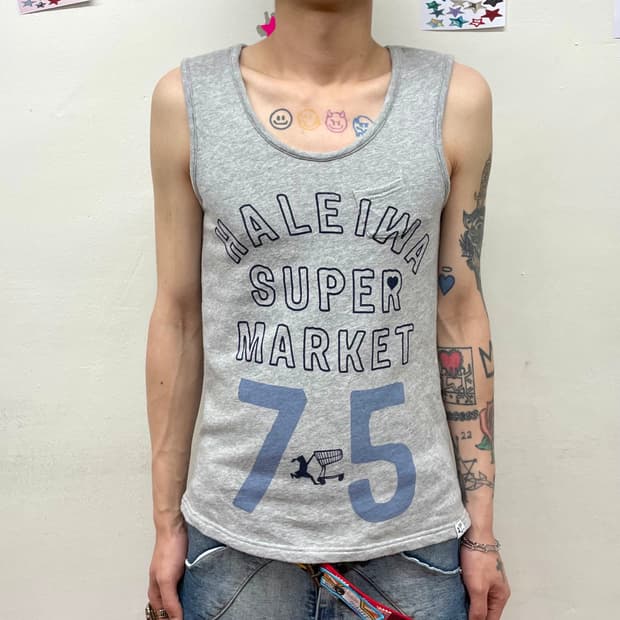 75 Supermarket Gray Sleeveless