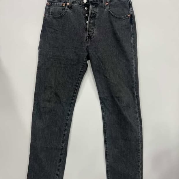 리바이스 흑청데님 팬츠