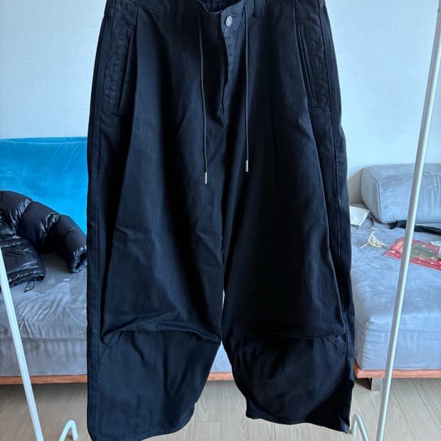 송지오 25SS 컬렉션 모리스 와이드 데님 블랙 86