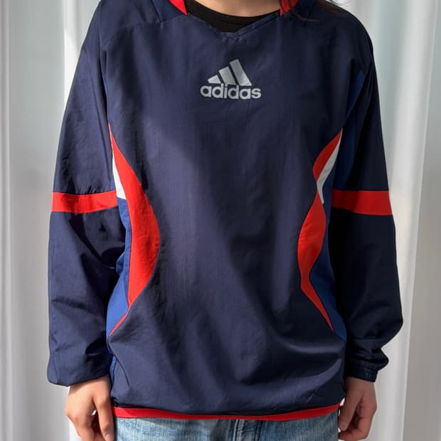 [S]아디다스 올드스쿨 웜업 바람막이 