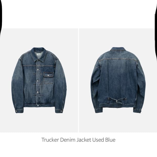 Rough Side 트러커 1세대 데님 자켓 Used Blue
