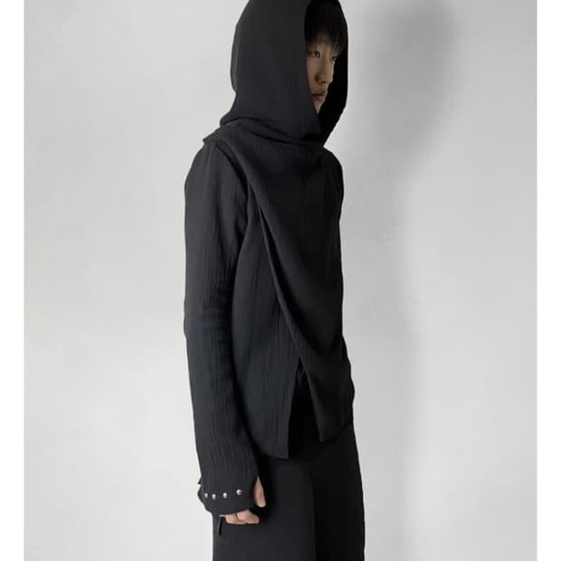 0030 Draped hood jacket