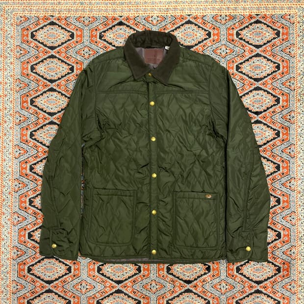 스카치앤소다 브라운 카키 퀼팅자켓 여성XL