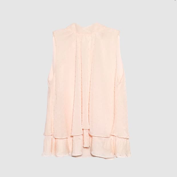 인앤양인하모니 Halter tie blouse, peach