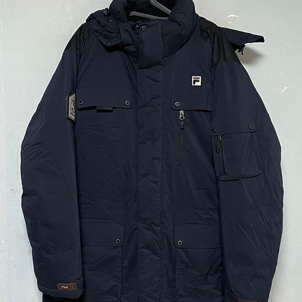 FILA 휠라 남자 헤비패딩 구스 거의새거 모자퍼분실 XXL 110