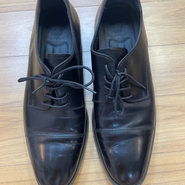 탠디 옥스퍼드 남성 구두 블랙 270mm