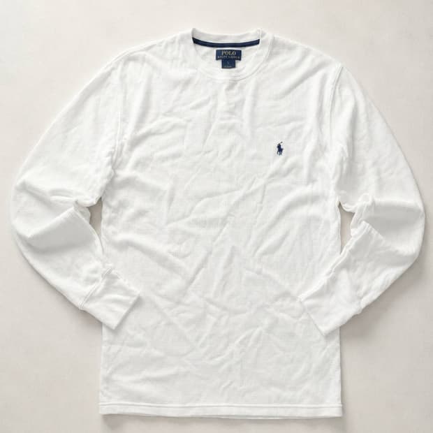 Polo 폴로 랄프로렌 와플 롱 슬리브