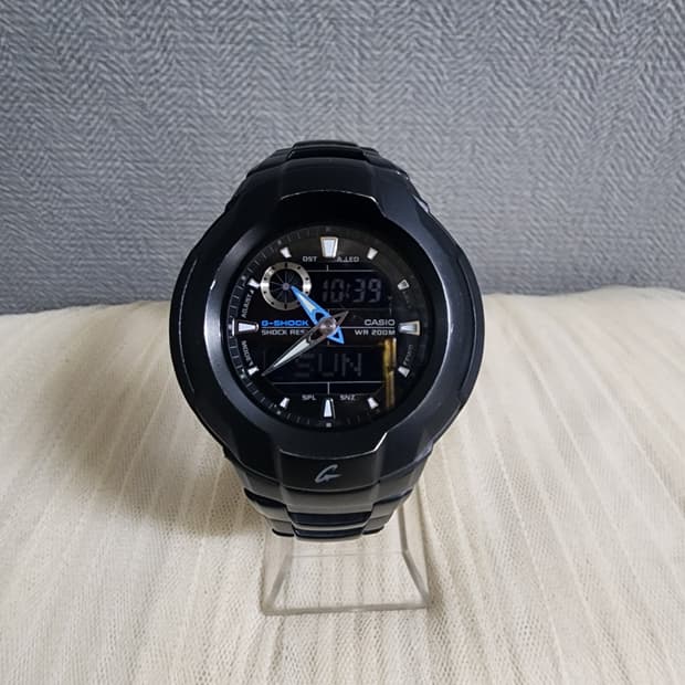 빈티지 지샥  G-1700BD 올블랙 메탈 시계