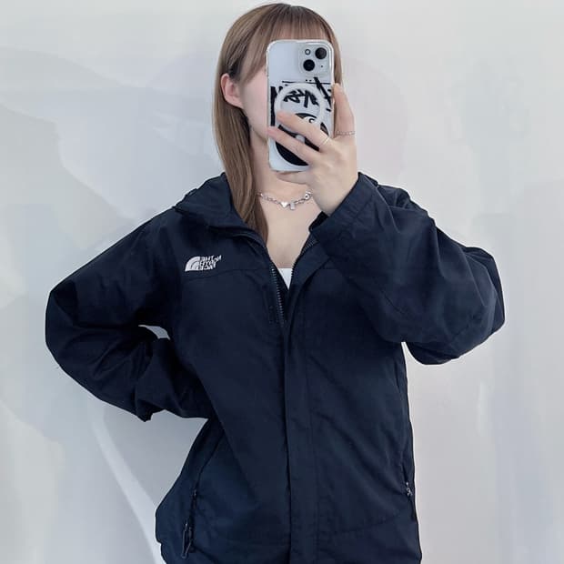 노스페이스 블랙 바람막이