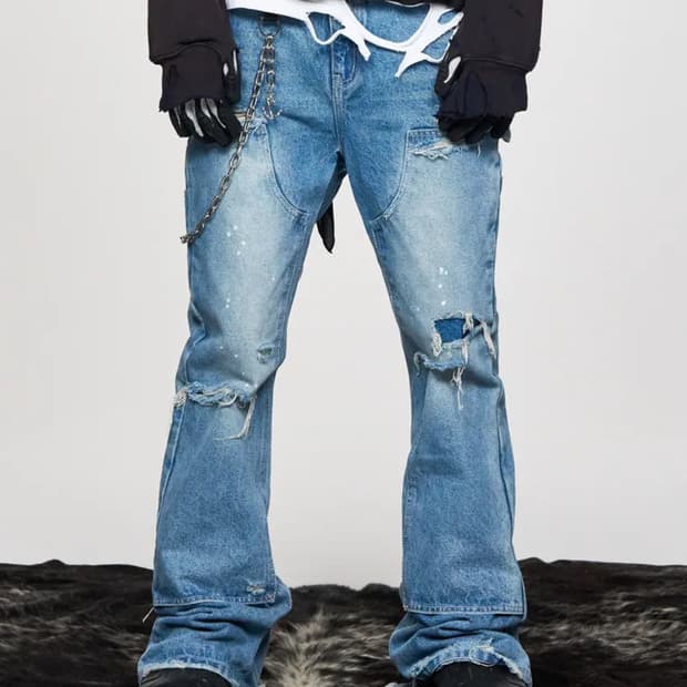 스키즘인듀싱 더블니 부츠컷 블루 M