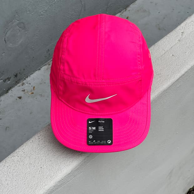 (새상품) [S-M] 나이키 플라이 캡 핑크 러닝 모자
