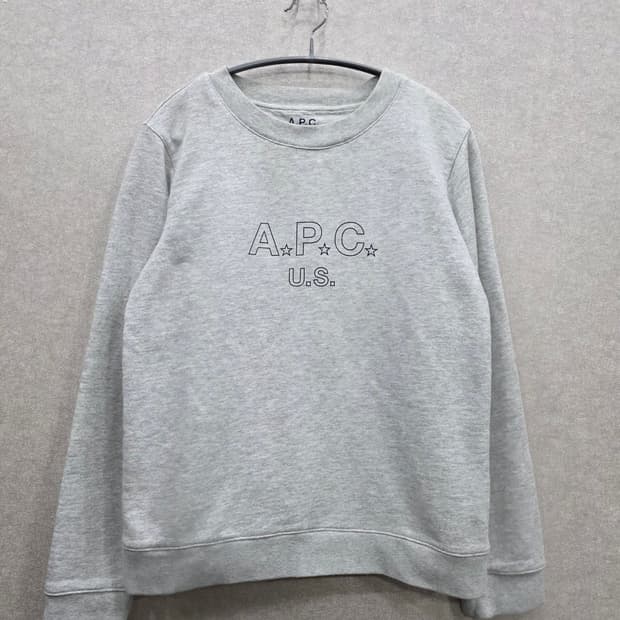 아페쎄 A.P.C. 로고 맨투맨