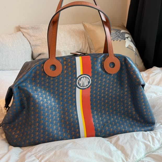 모이나(Moynat) M 캔버스 트래블백 / 보스턴백